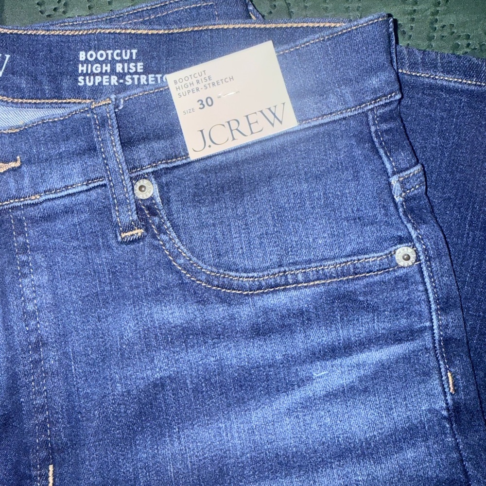 J. Crew Bootcut jean in Henry Louie Wash - Picture 6 of 7